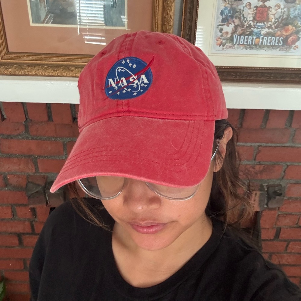 Red NASA Logo Cap
